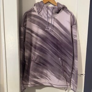 NWOT Columbia Mad Happy Women’s Purple Patterned Hoodie